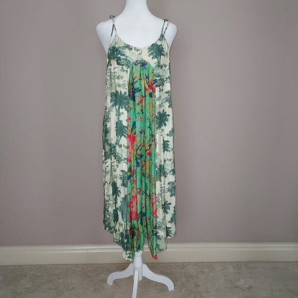 Maeve by Anthropologie Silk Blend Santee Swing Dress Size Small - Picture 4 of 7